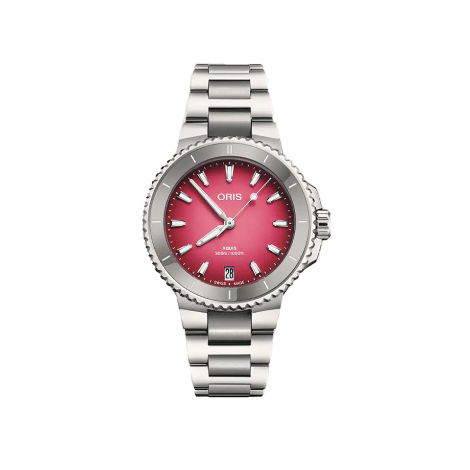 Oris Aquis Automatic 36.50mm Watch 733 7792 4158MB