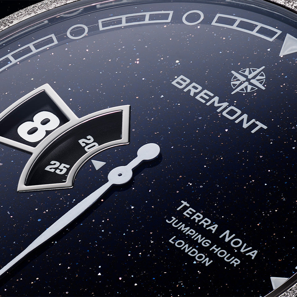 Bremont Terra Nova Jumping Hour Aventurine 38mm Limited Edition Watch TN40-JH-FS-BLAV-L-S