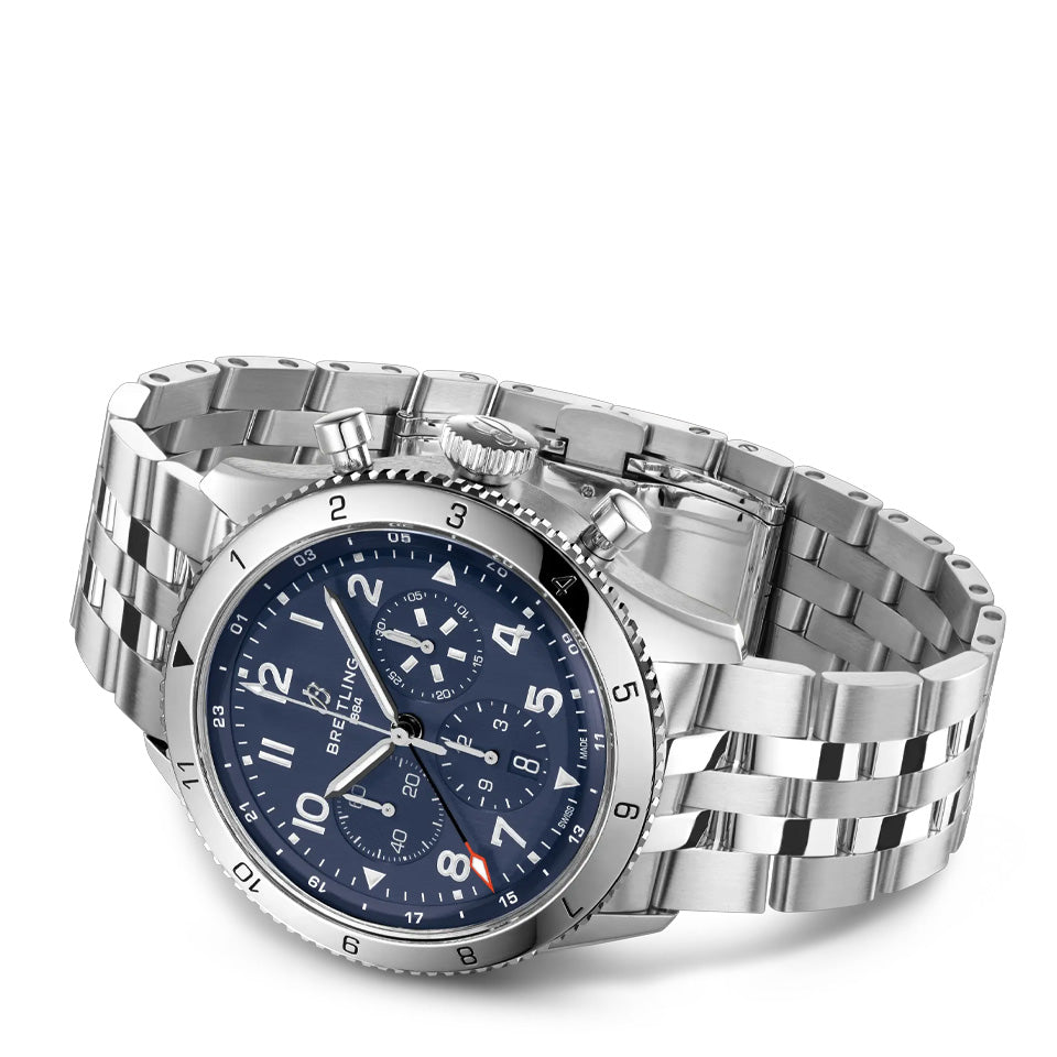 Breitling Super AVI Automatic Chronograph 46mm Watch AB04451A1C1A1