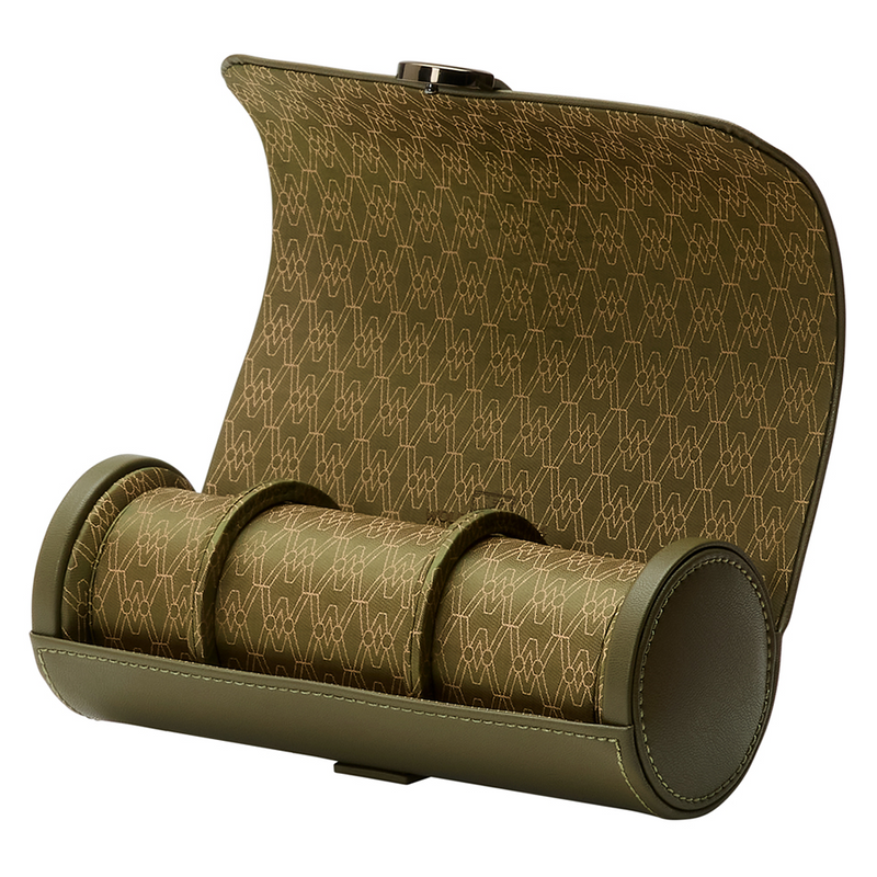 Wolf Earth Triple Watch Roll