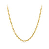 Diamond Cut Cable Chain Necklace in 18ct Yellow Gold - Hardy Brothers