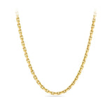 Diamond Cut Cable Chain Necklace in 18ct Yellow Gold - Hardy Brothers