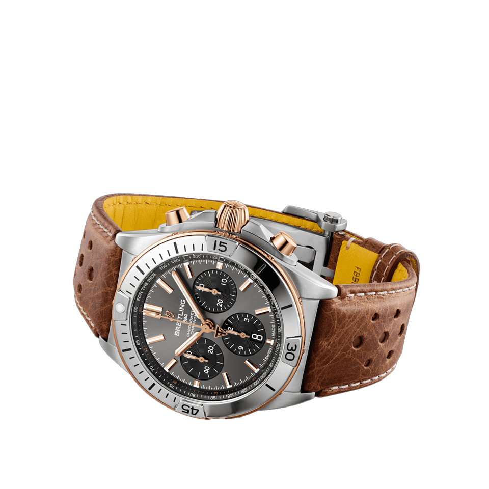 Breitling Chronomat B01 Chronograph Grey Titanium & 18ct Rose Gold 42.00mm TB0134101M1X1