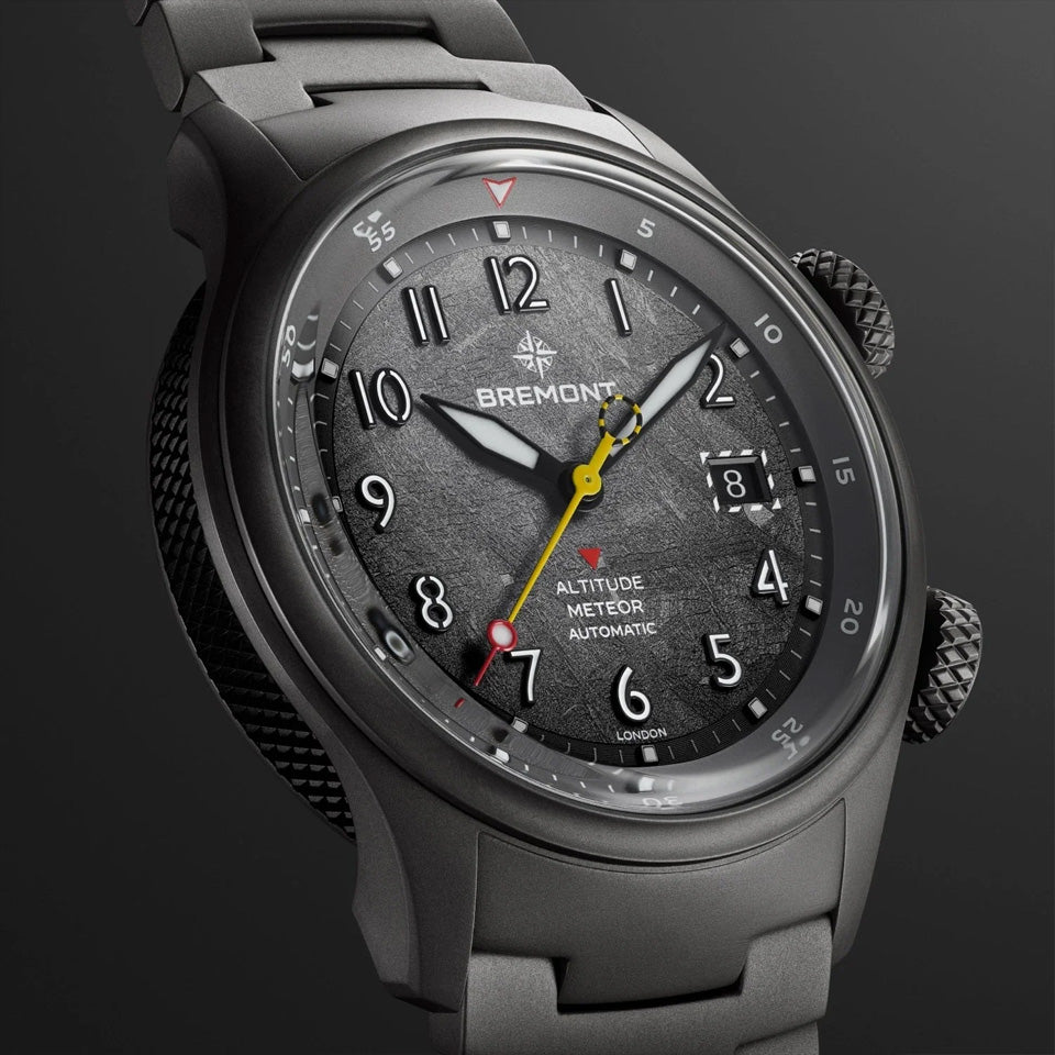 Bremont Altitude MB Meteor Stealth Grey Automatic 42mm Watch ALT42-MT-GRTI-GR-B