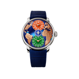 JACOB & CO. THE WORLD IS YOURS AUTOMATIC DUAL TIME ZONE 43MM