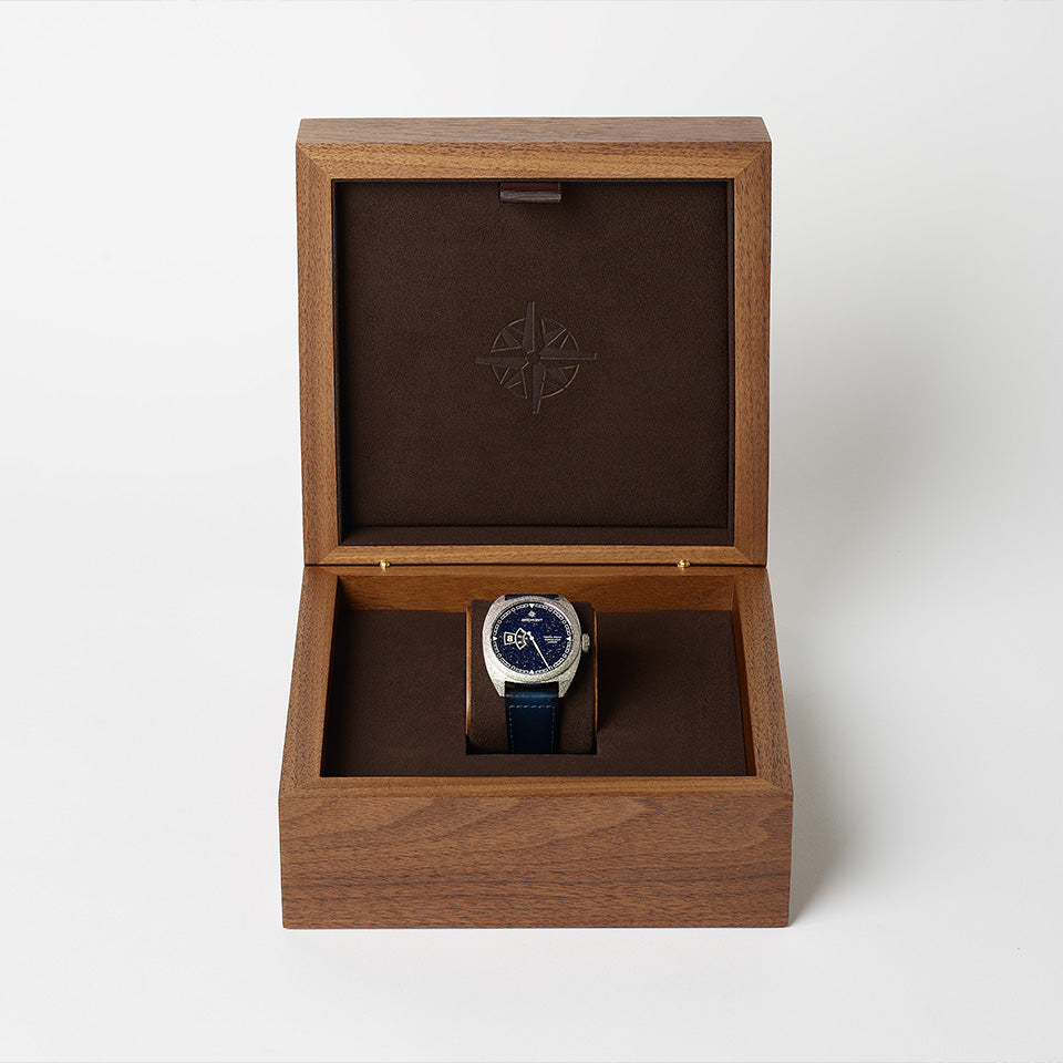 Bremont Terra Nova Jumping Hour Aventurine 38mm Limited Edition Watch TN40-JH-FS-BLAV-L-S