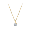 0.25 Carat Diamond Solitaire Pendant in 18ct Yellow Gold