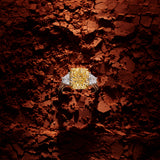 VAULT® 7.44 carat Yellow Diamond and 1.04 carat Diamond Ring in 18ct Yellow and White Gold