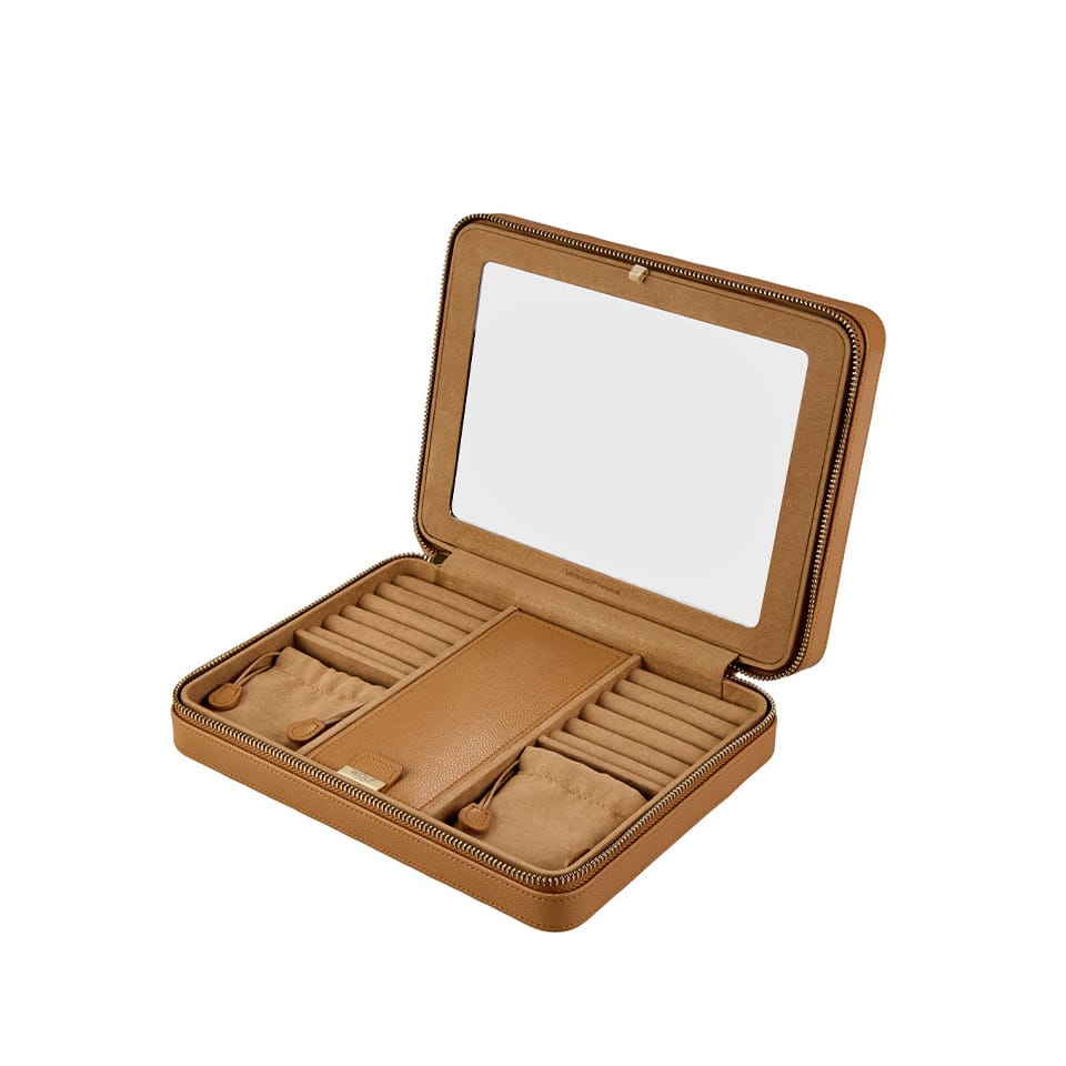 Lauren Large Zip Case Caramel 347507