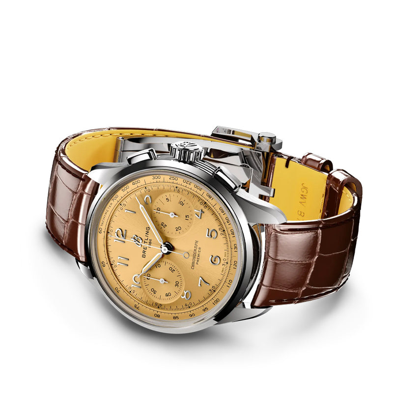 Breitling Premier Heritage Manual Chronograph 40mm Watch AB0930F51H1P1