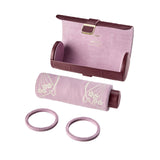 WOLF X LIBERTY Ianthe Triple Watch Roll Burgundy