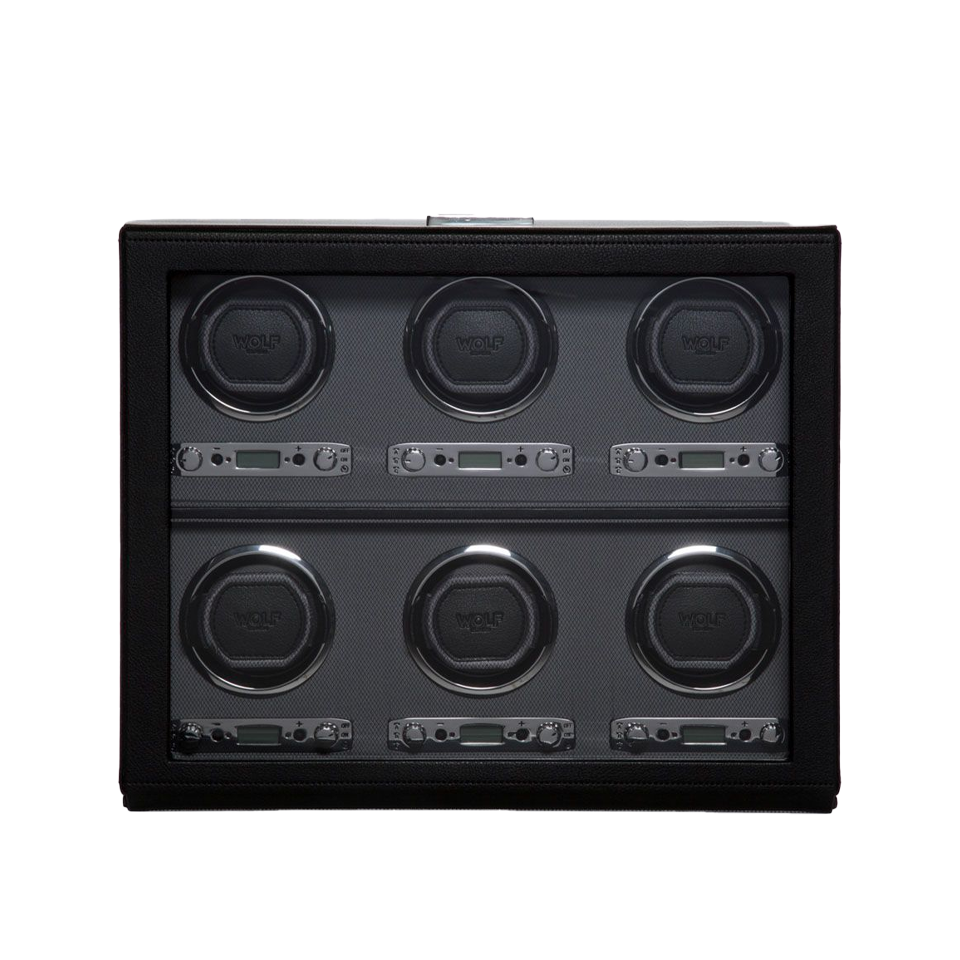 Wolf Viceroy 6 Piece Leather Watch Winder