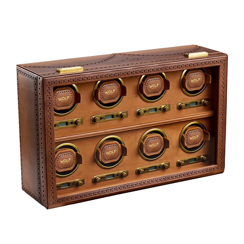 WOLF Brogue 8 Piece Watch Winder