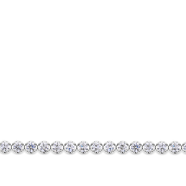 6.00 Carat Diamond Tennis Bracelet in 18ct White Gold