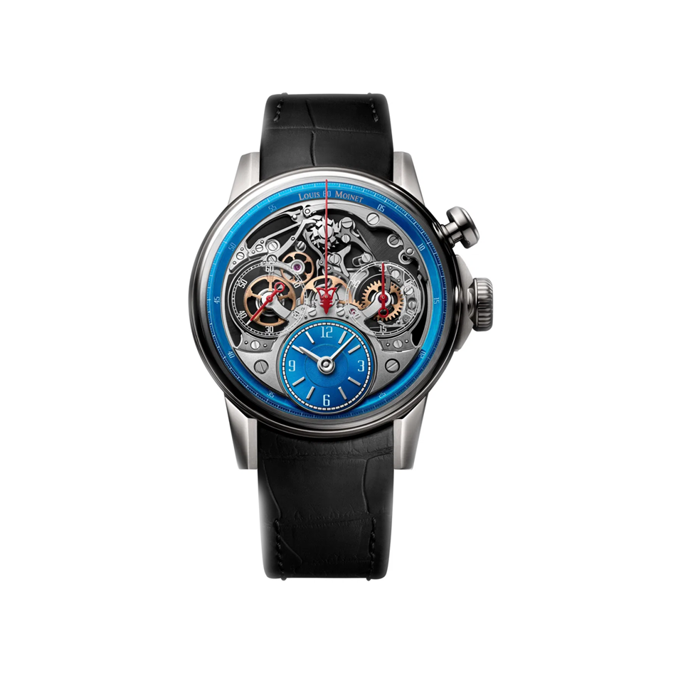 Louis Moinet Memoris Spirit Blue Skeleton 40.70mm