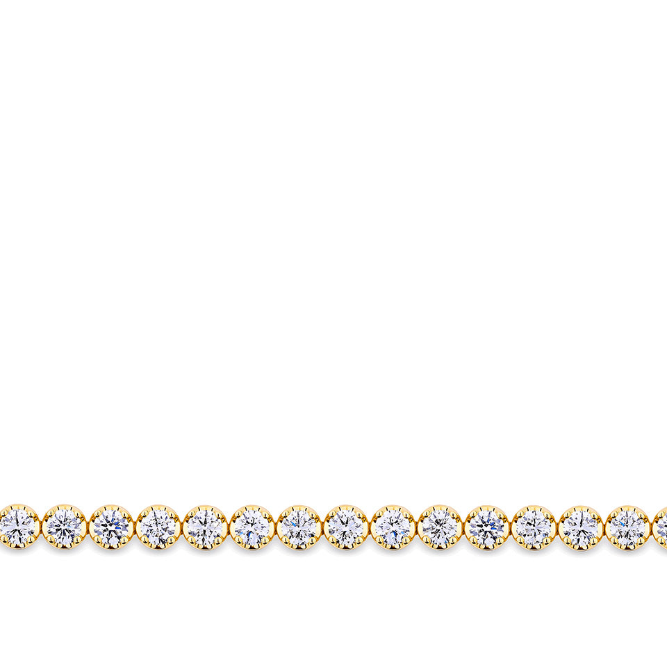6.00 Carat Diamond Tennis Bracelet in 18ct Yellow Gold