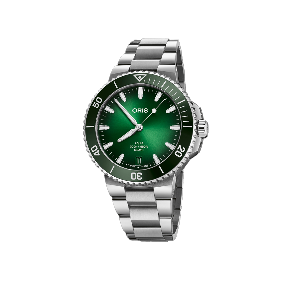 Oris Aquis Date Calibre 400 Automatic 43.50mm Watch 400 7790 4157MB