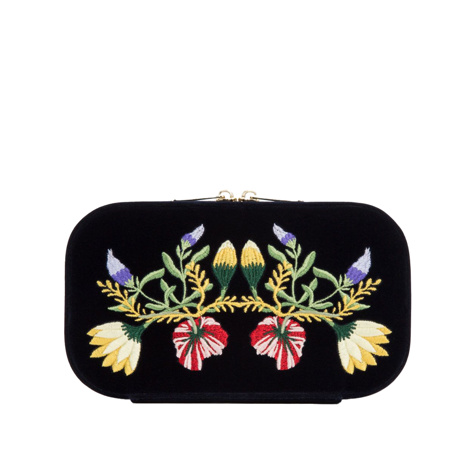 Wolf Zoe Indigo Travel Zip Case