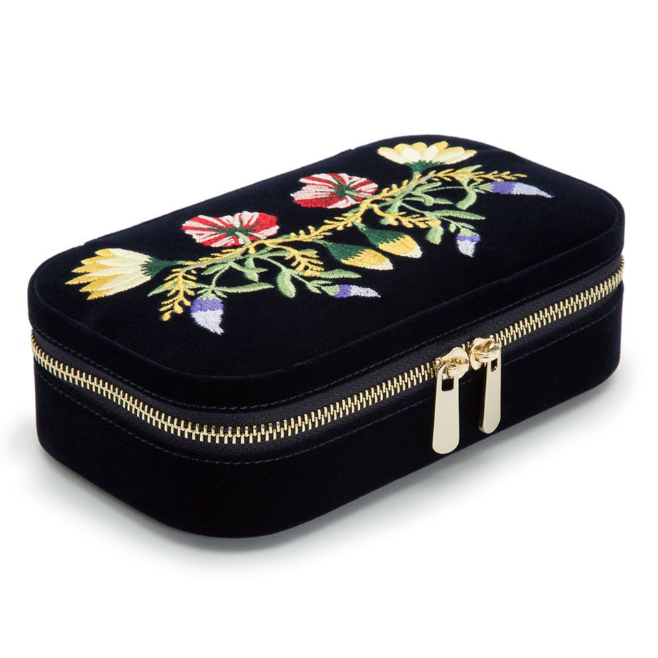 Wolf Zoe Indigo Travel Zip Case