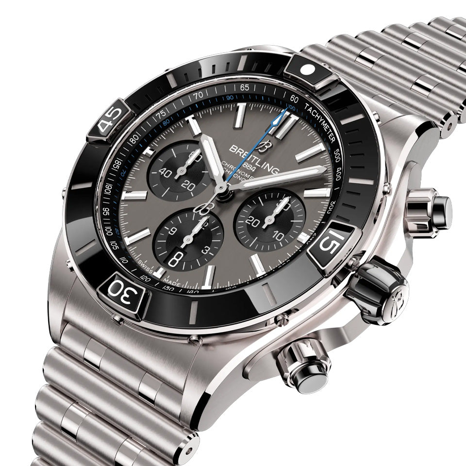 Breitling Super Chronomat Automatic Chronograph 44mm Watch EB0136251M1E1