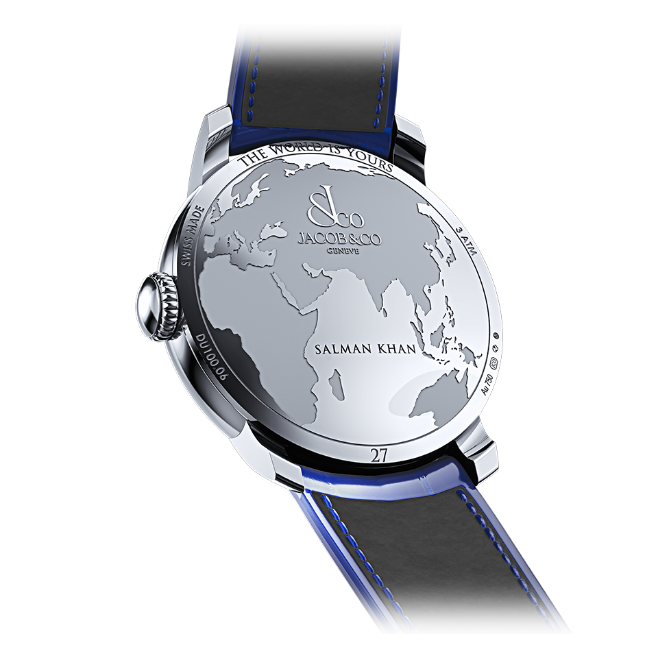 JACOB & CO. THE WORLD IS YOURS AUTOMATIC DUAL TIME ZONE 43MM