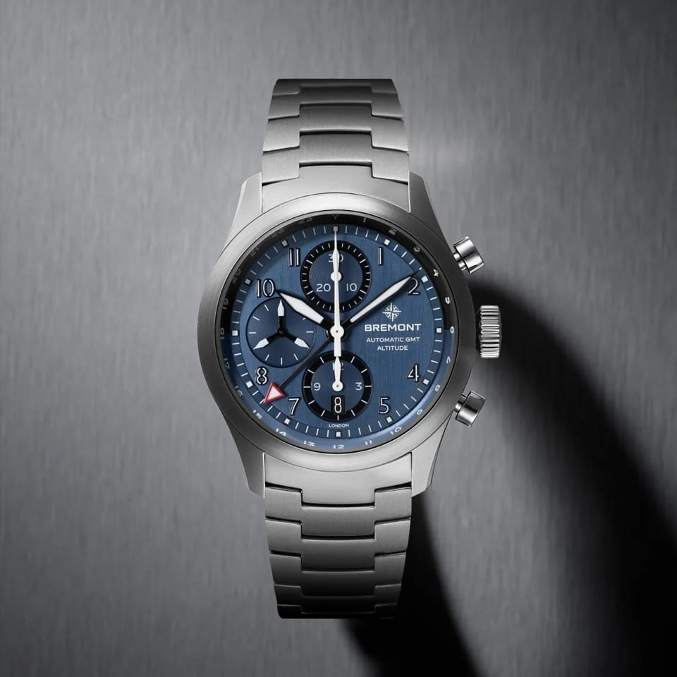 Bremont Altitude Automatic Chronograph GMT 42mm Watch ALT42-CHR-SS-BL-B