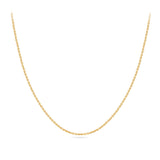 Round Cable Chain in 18ct Yellow Gold