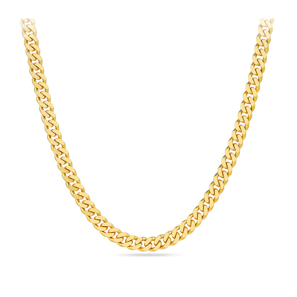 Curb Link Chain in 18ct Yellow Gold