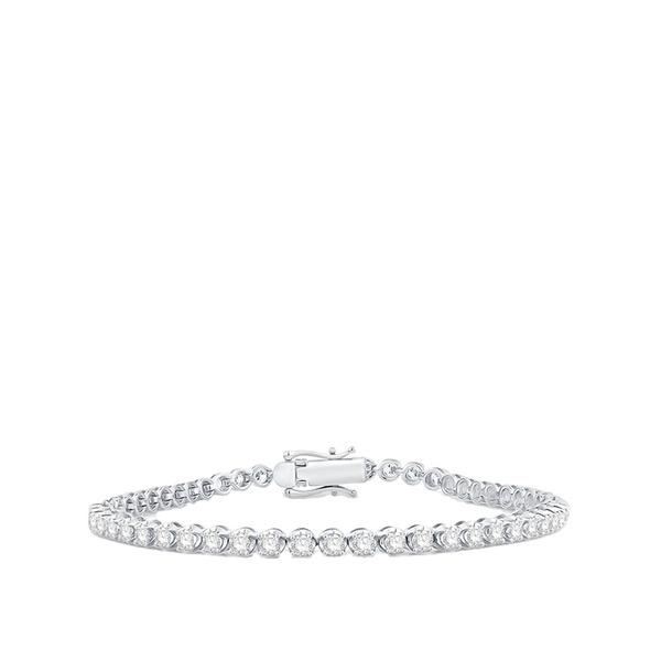 3.00 Carat Diamond Tennis Bracelet in 18ct White Gold