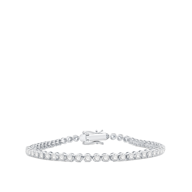 3.00 Carat Diamond Tennis Bracelet in 18ct White Gold
