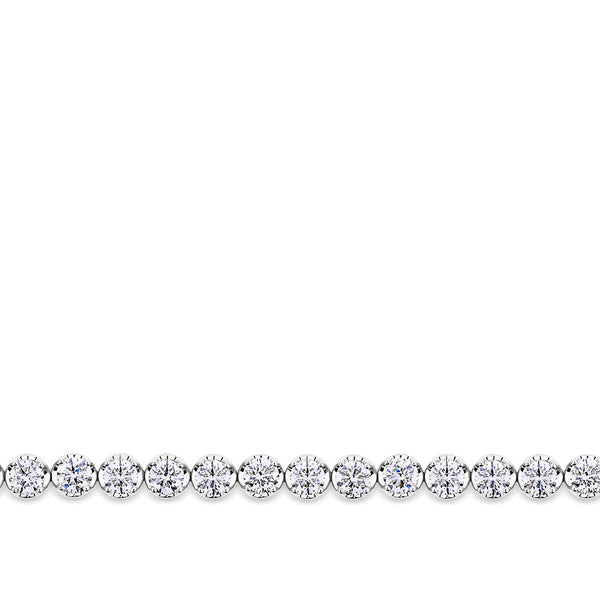 9.00 Carat Diamond Tennis Bracelet in 18ct White Gold