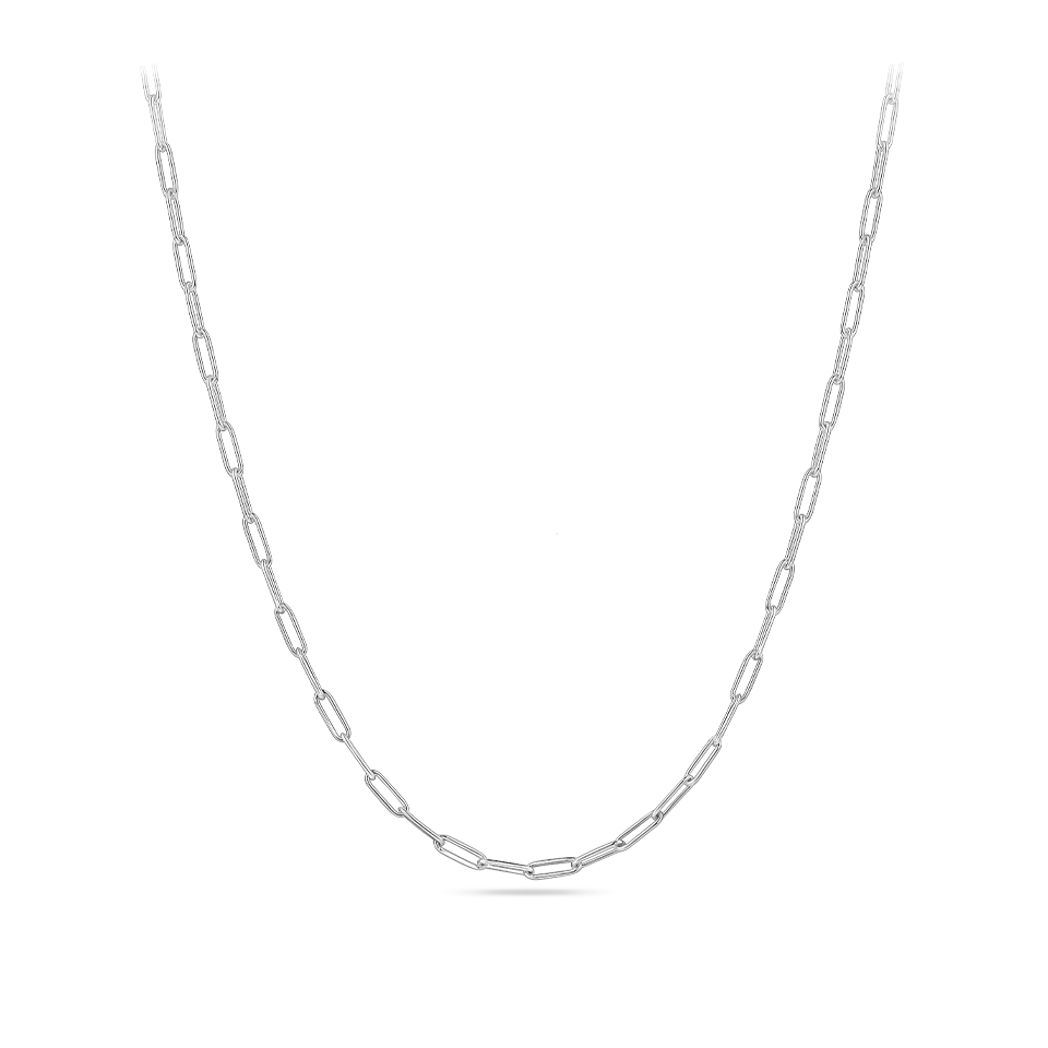 45cm Paperclip Chain in Sterling Silver