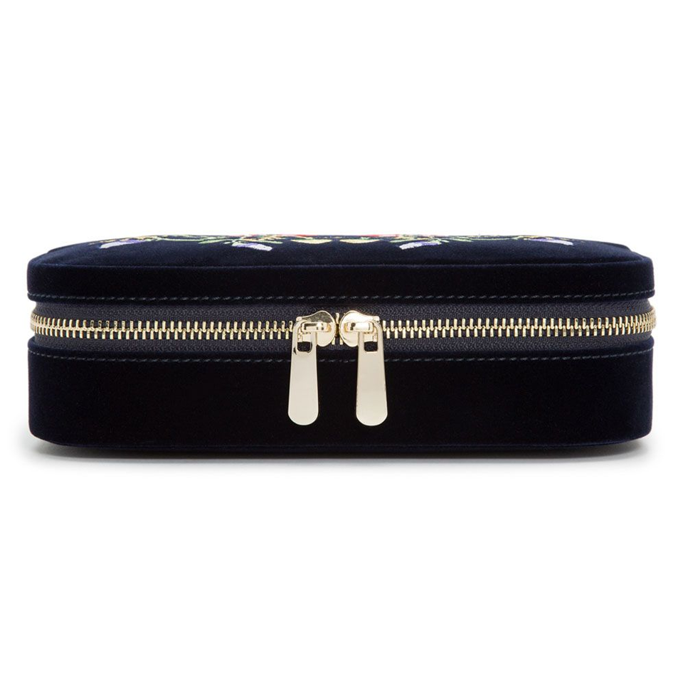 Wolf Zoe Indigo Travel Zip Case