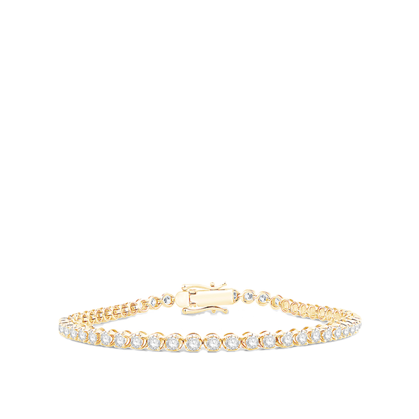 3.00 Carat Diamond Tennis Bracelet in 18ct Yellow Gold