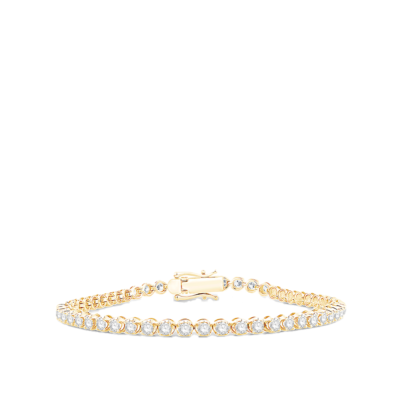 3.00 Carat Diamond Tennis Bracelet in 18ct Yellow Gold