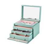 WOLF X LIBERTY Julia Interior Print Large Jewellery Box Sage Green