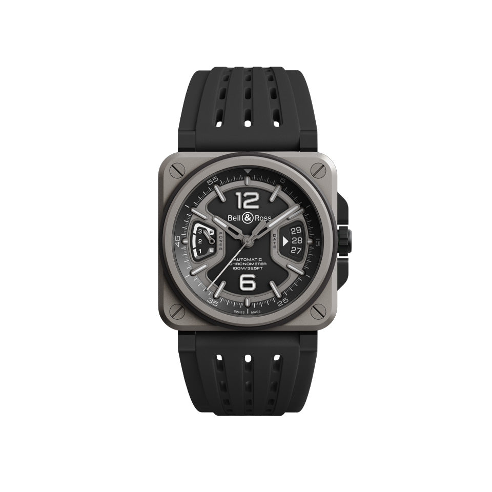 Bell & Ross BR-X3 Automatic Chronograph 41mm Watch BRX3R-BL-TI/SRB
