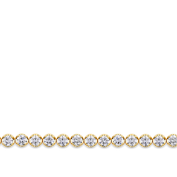 9.00 Carat Diamond Tennis Bracelet in 18ct Yellow Gold
