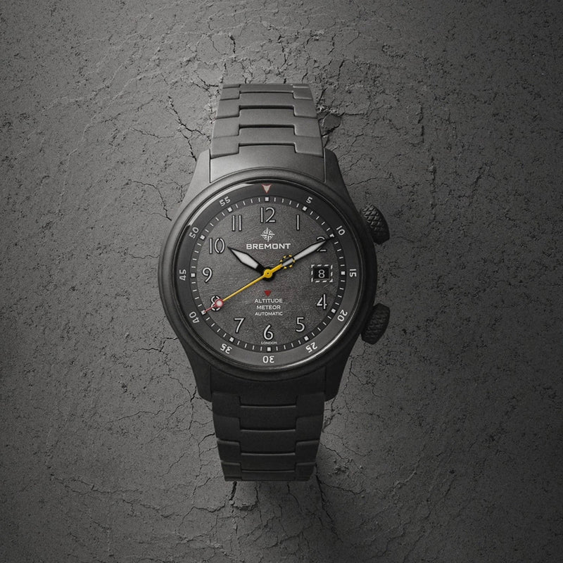 Bremont Altitude MB Meteor Stealth Grey Automatic 42mm Watch ALT42-MT-GRTI-GR-B