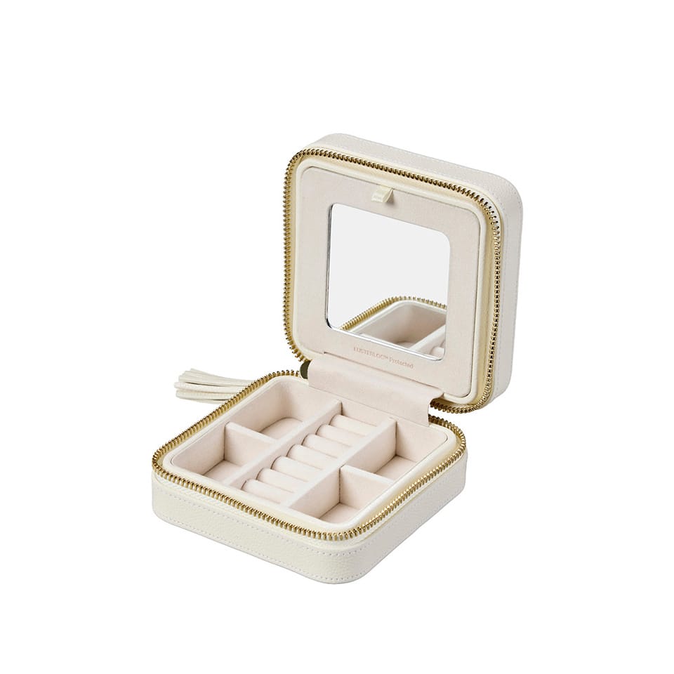 Lauren Zip Travel Case Ivory 347852