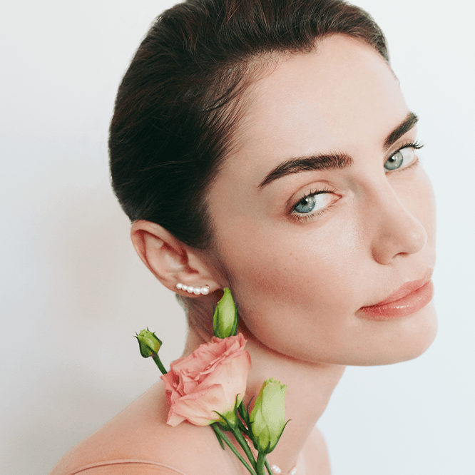 Akoya Pearl Climber Earrings in 14ct Yellow Gold