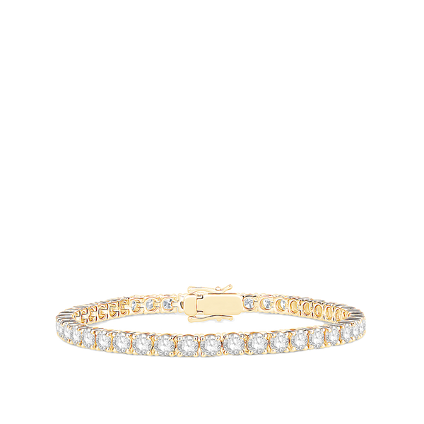 9.00 Carat Diamond Tennis Bracelet in 18ct Yellow Gold