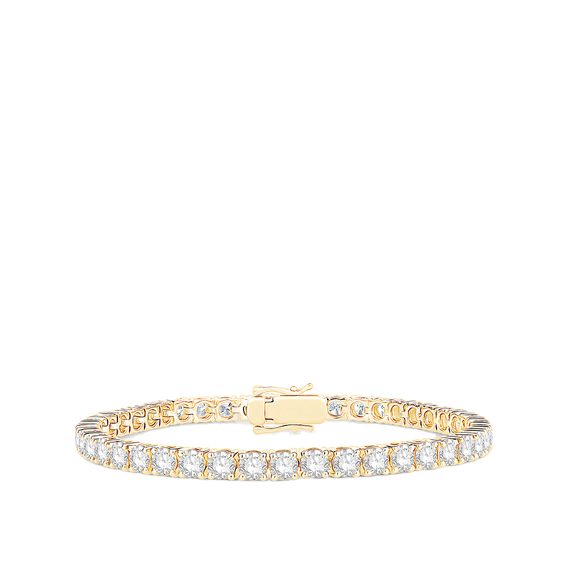 9.00 Carat Diamond Tennis Bracelet in 18ct Yellow Gold
