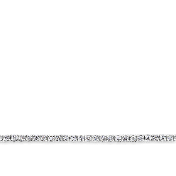 1.00 Carat Diamond Tennis Bracelet in 18ct White Gold