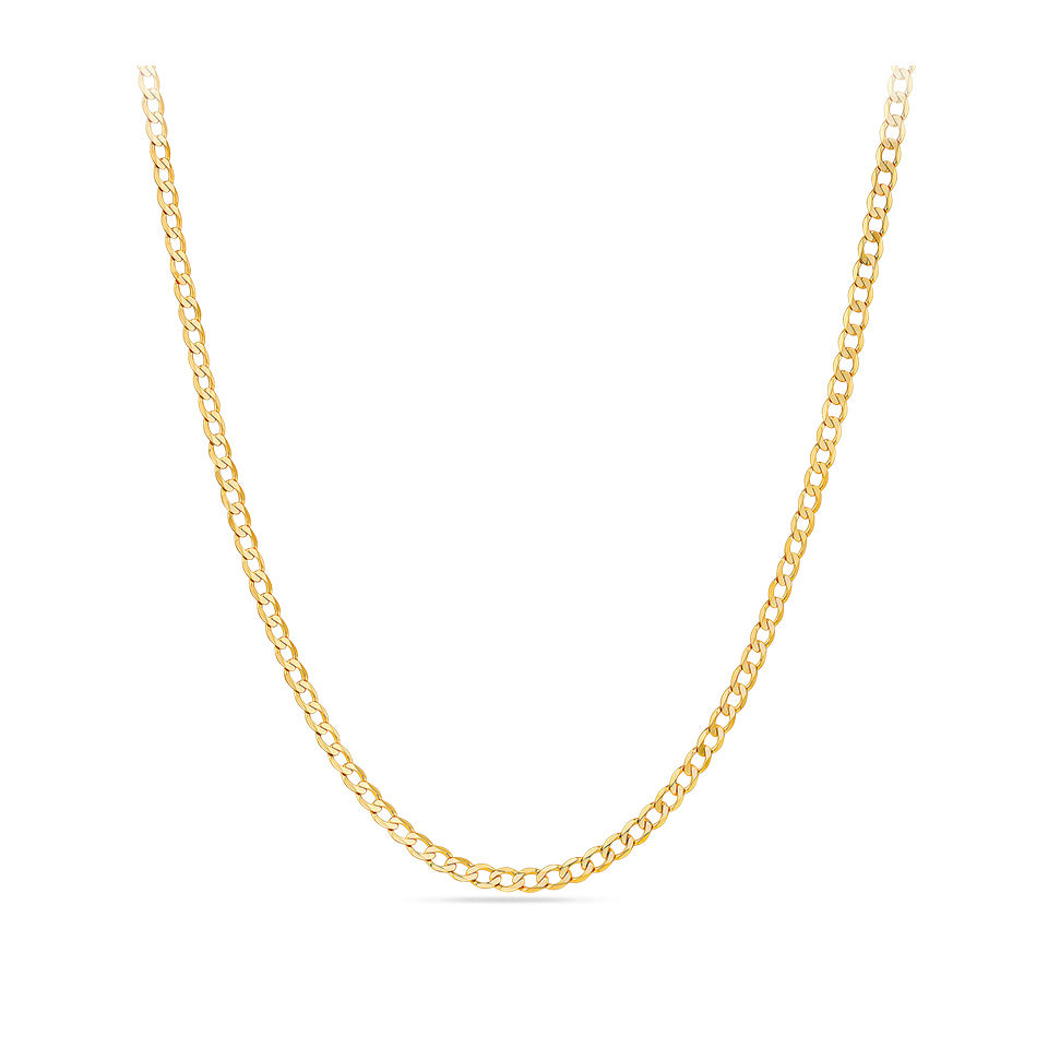 Curb Link Chain in 18ct Yellow Gold