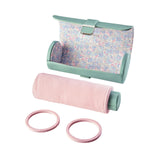 WOLF X LIBERTY Julia Interior Print Triple Watch Roll Sage Green