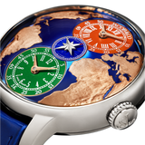 JACOB & CO. THE WORLD IS YOURS AUTOMATIC DUAL TIME ZONE 43MM