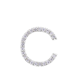 Initial Diamond Pendant in 18ct White Gold