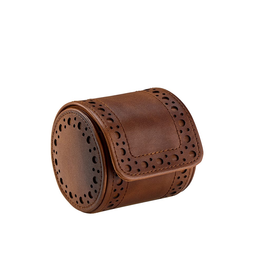 WOLF Brogue Single Watch Roll