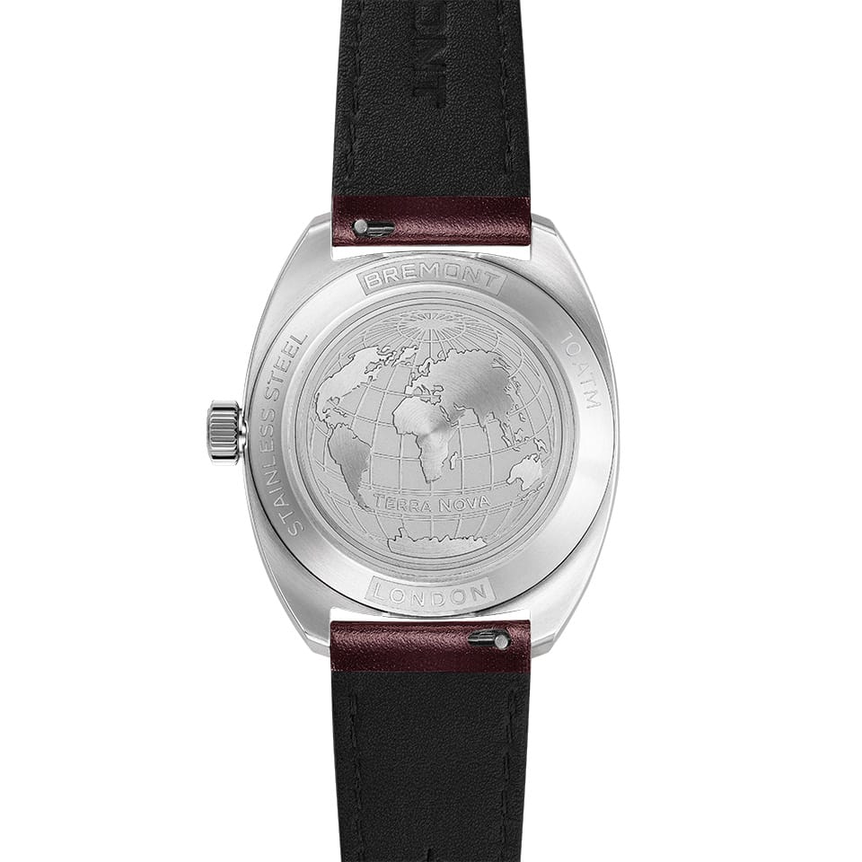 Bremont Terra Nova Automatic Jumping Hour Men's 40.50mm Watch TN40-JH-SS-BG-L-S